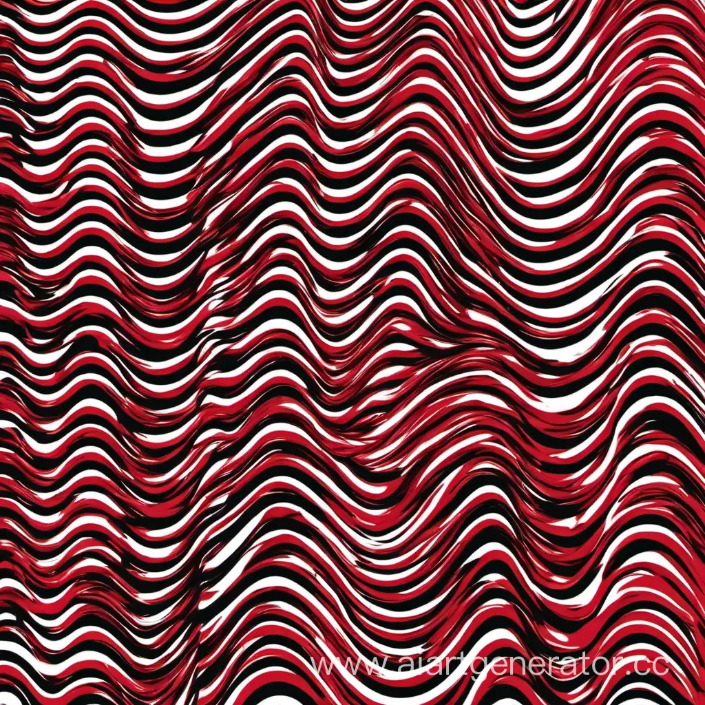 Vibrant-Red-White-and-Black-Palette-in-Artistic-Background