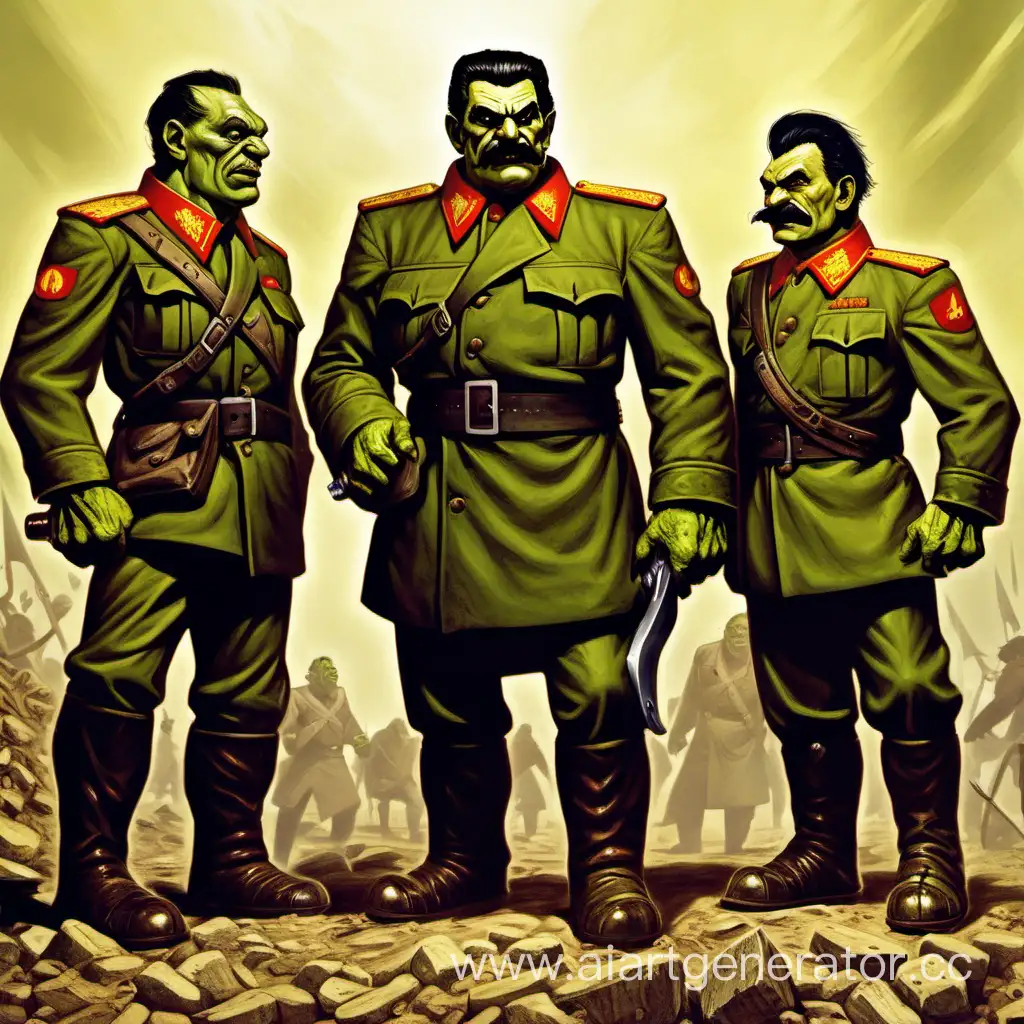 Fantasy-Encounter-Orc-Confronts-Stalin