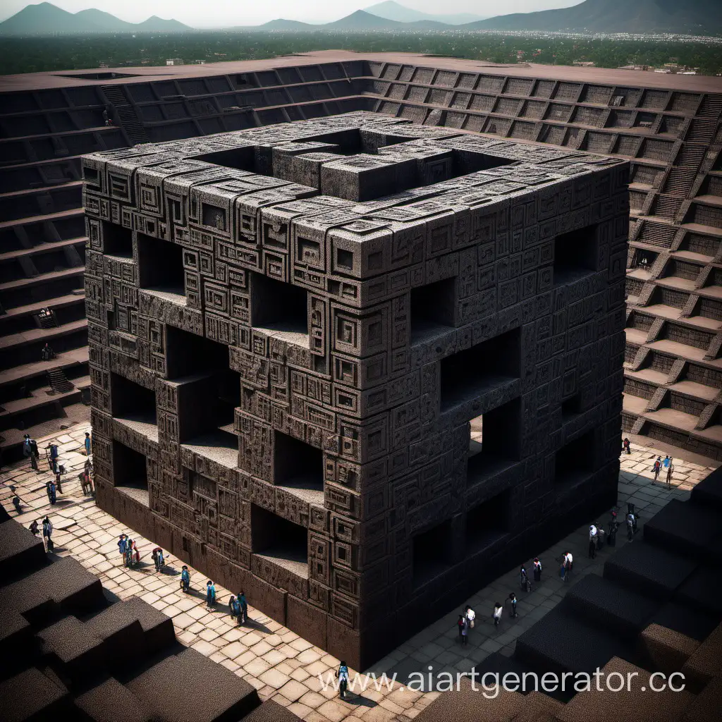 A brazen cube Teotihuacan by Lam Wilfredo and Jia Ruan