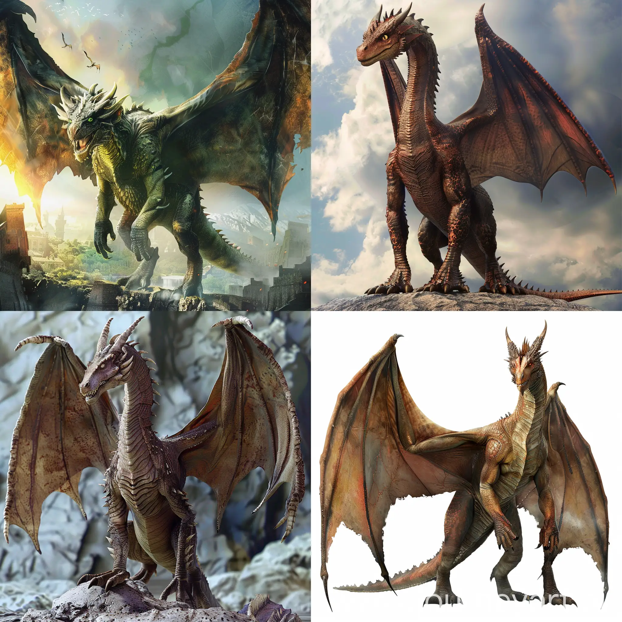 Big real dragon