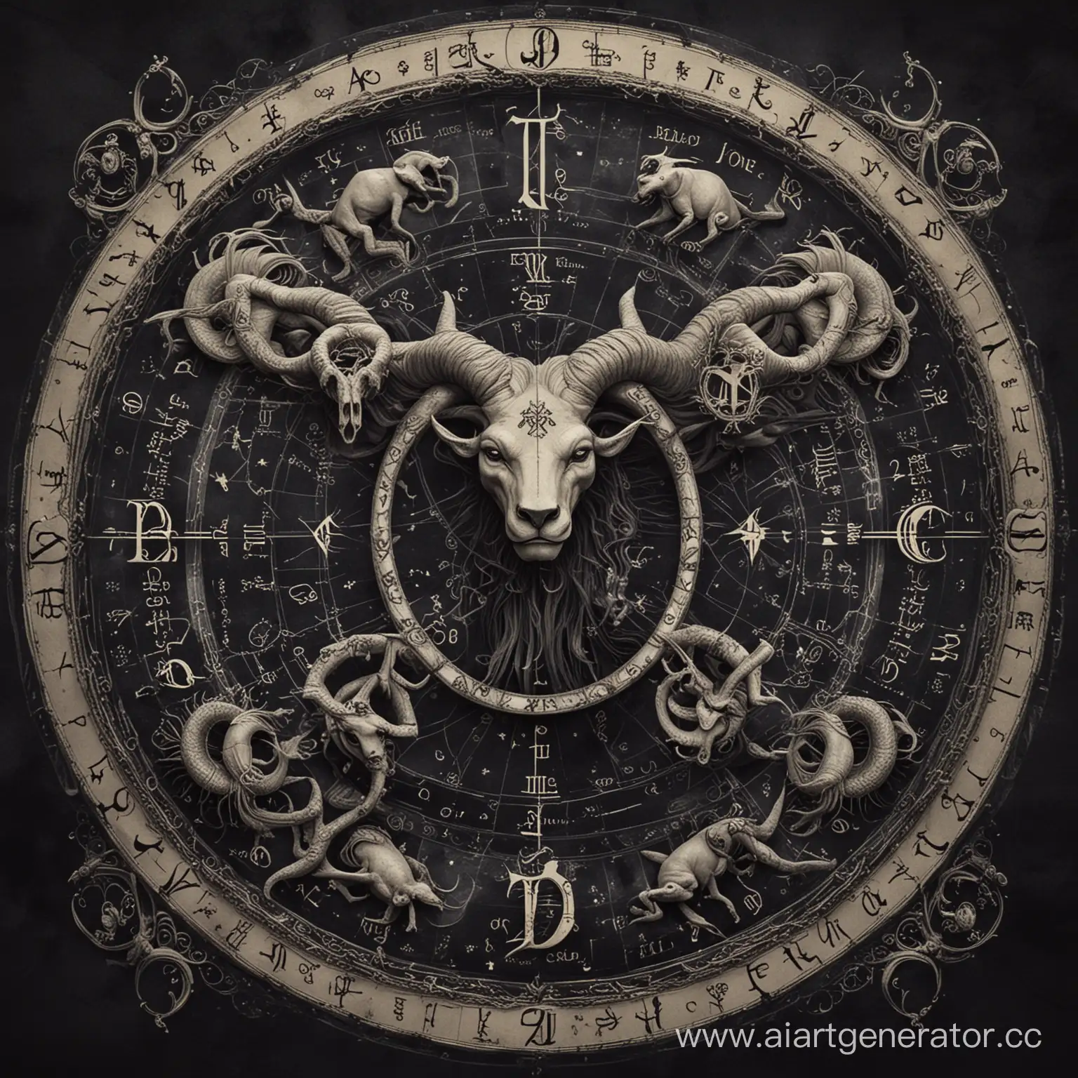 Gothic-Zodiac-Signs-Darkly-Illustrated-Astrological-Symbols
