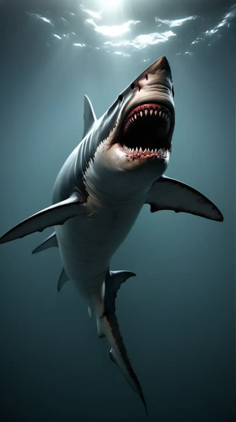 Hyper Realistic Illustration of Fermented Shark Hakarl