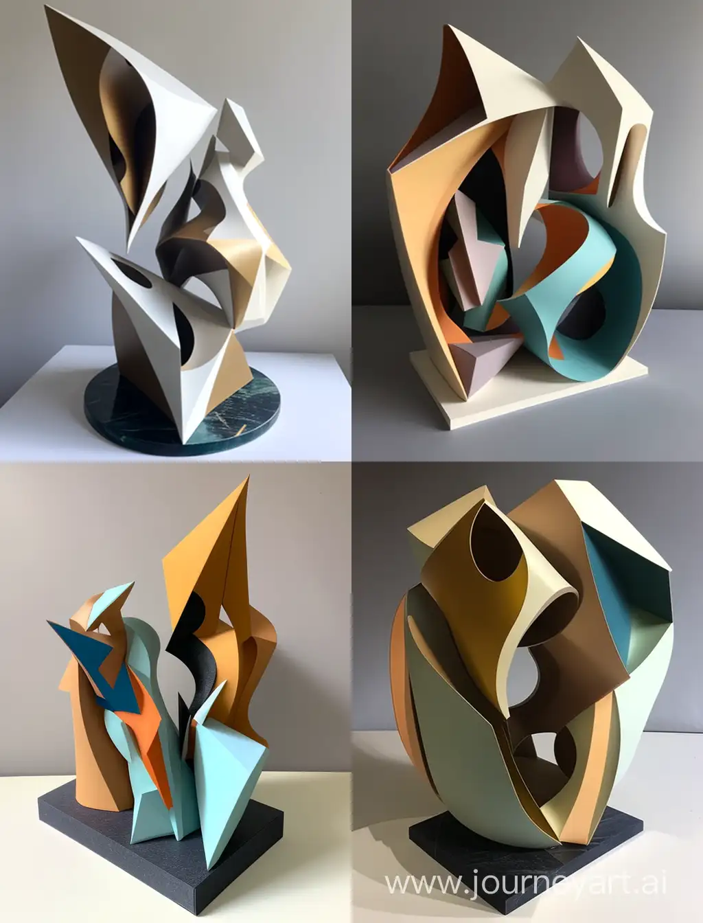Voluminous-Geometric-Sculpture-Abstract-Forms-in-60s-Style