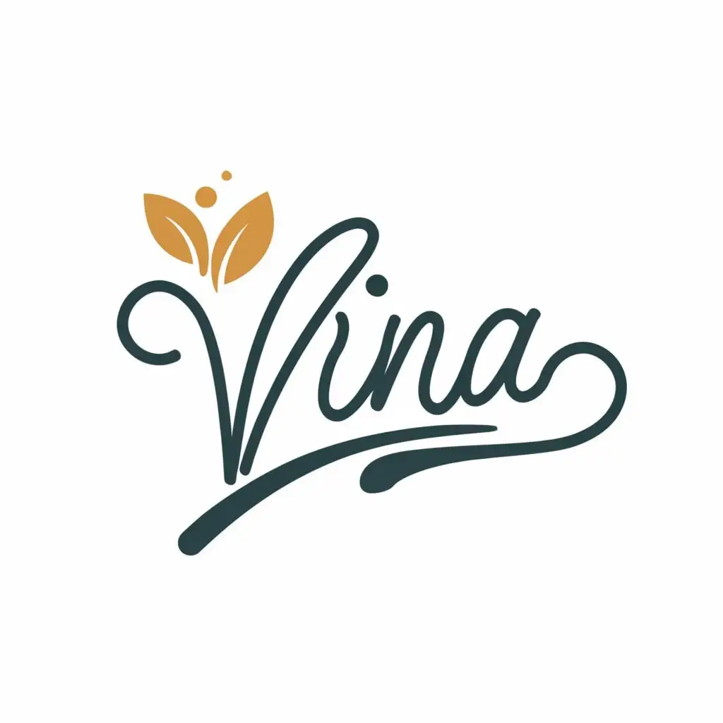 logo, Shop, with the text "VINA", typography, be used in Entertainment industry