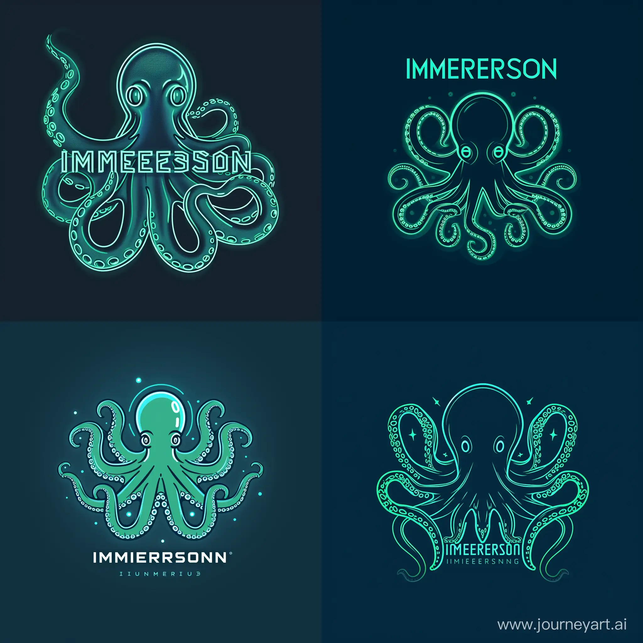 Neon-Turbos-Octopus-IMMERSION-Computer-Club-Logo