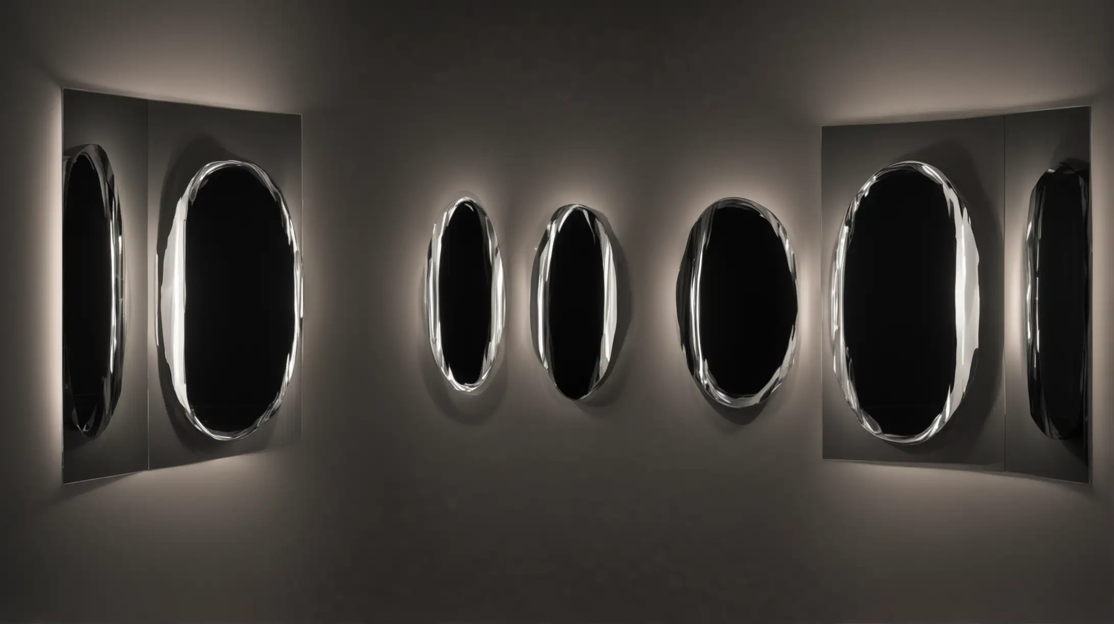 A Series of Mirrors Reflecting Light into Darkness: Symbolizing the spread of positivity and how a new attitude can illuminate and transform dark or challenging situations.