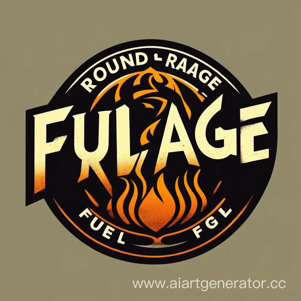 Круглое лого FUEL RAGE