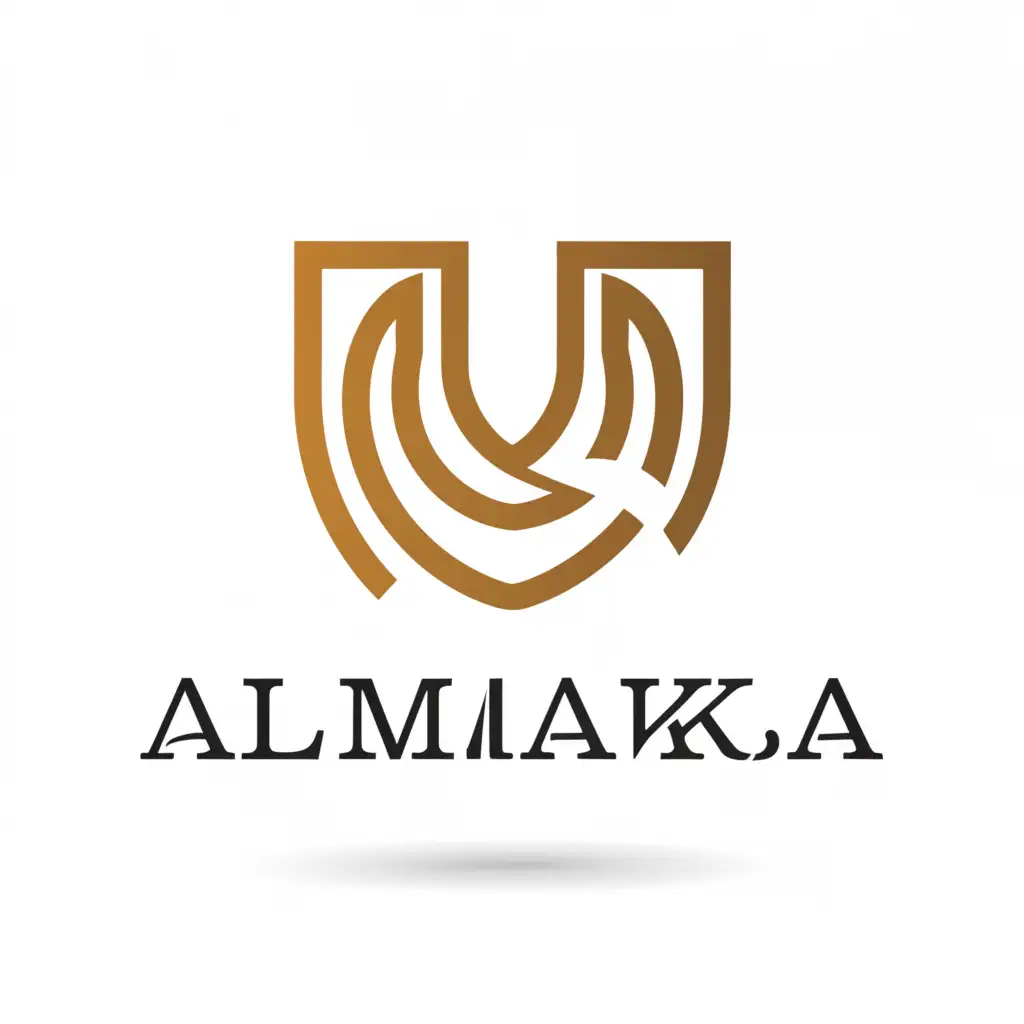 a logo design,with the text "Almakka", main symbol:Shawl,Moderate,be used in Legal industry,clear background