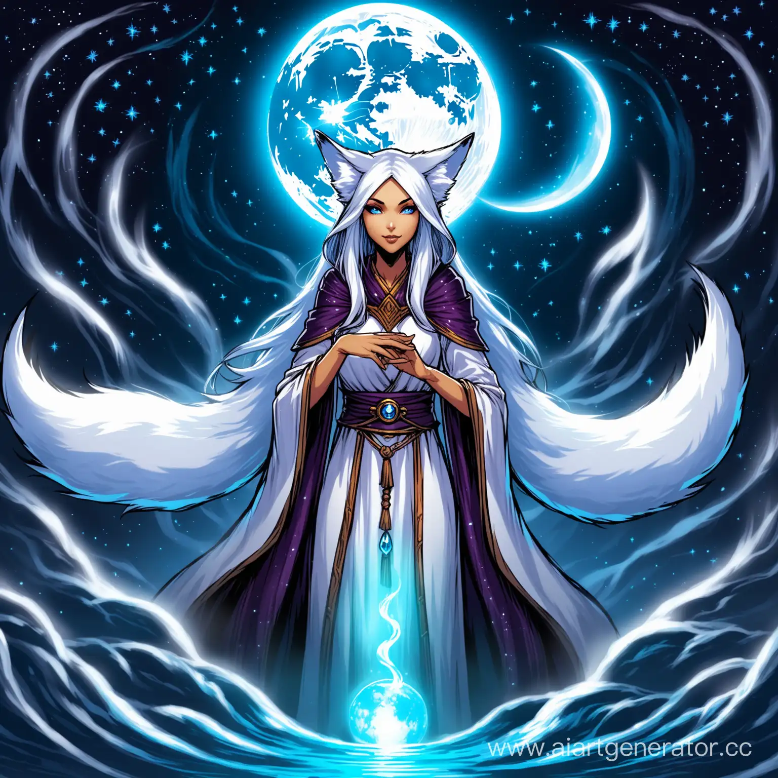 Mystical-Kitsune-Sorcerer-Conjuring-Moonlight-Magic