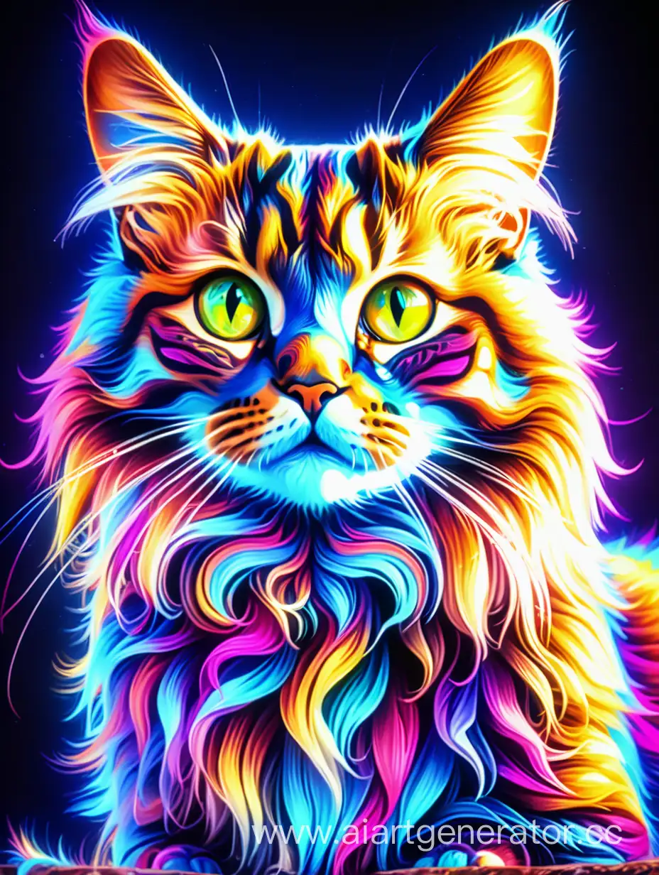 Vibrant-4K-Psychedelic-Cat-with-Maximum-Detail