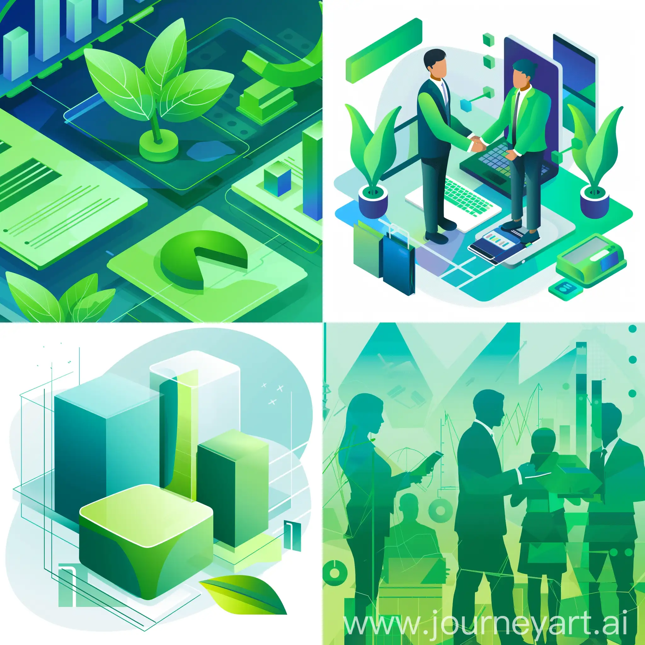 Consultancy-Sales-Strategy-Meeting-in-Green-and-Blue-Theme