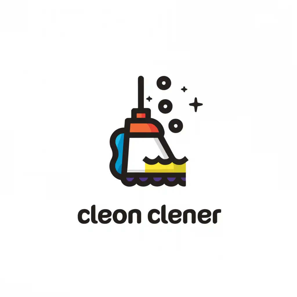 LOGO-Design-For-Clean-Cleaner-Fresh-and-Crisp-with-Mop-and-Steam-Motif