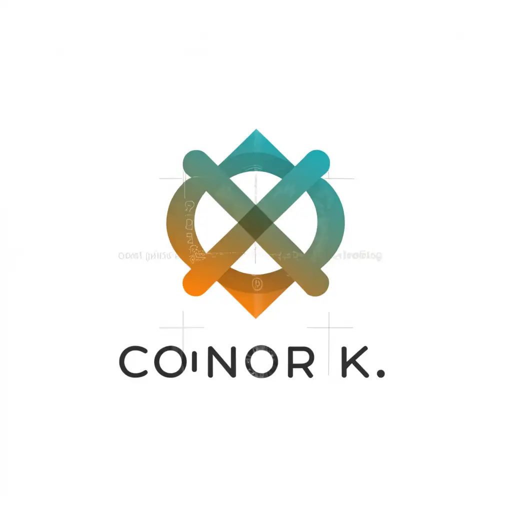 a logo design,with the text "Data Analyst Conor K", main symbol:Data Analytics and modeling,Moderate,clear background