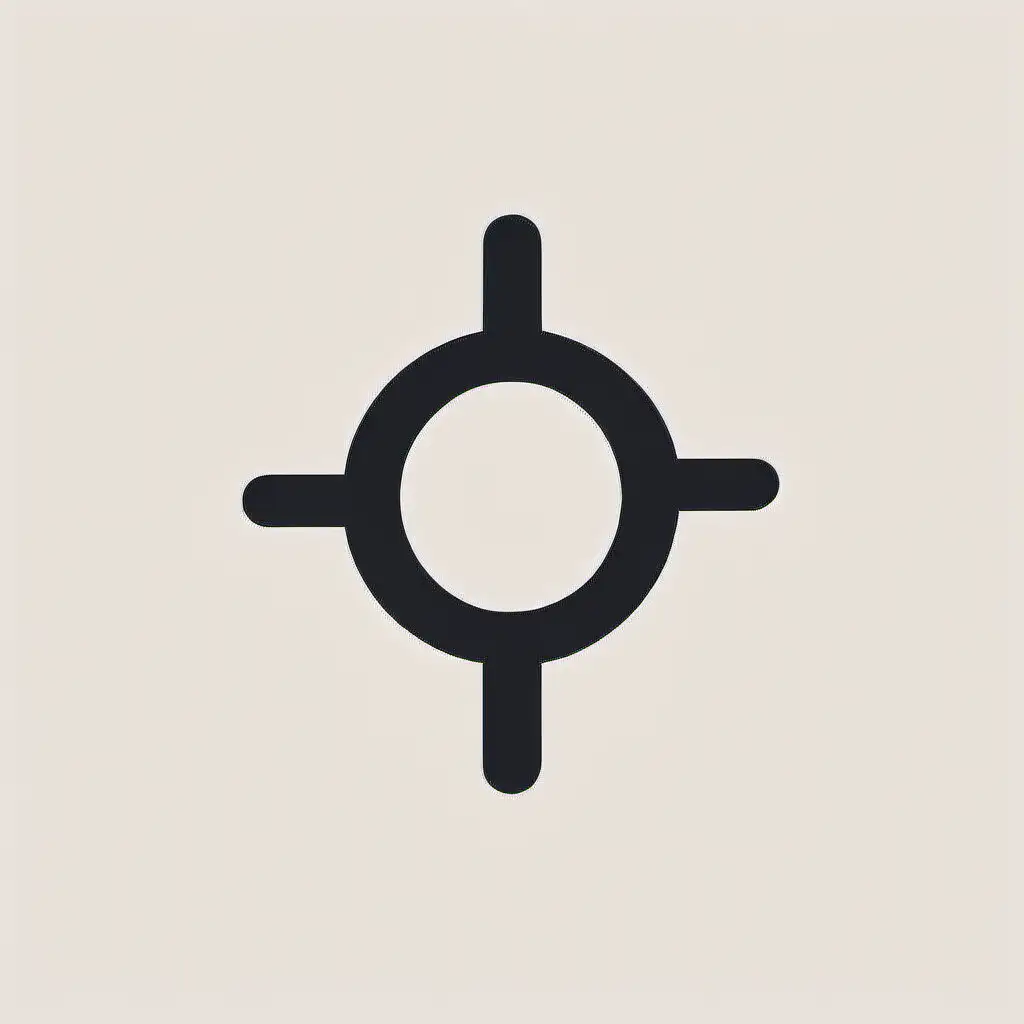 Minimalist Vector Logo Design by Paul Rand Positive and Negative Symbols
