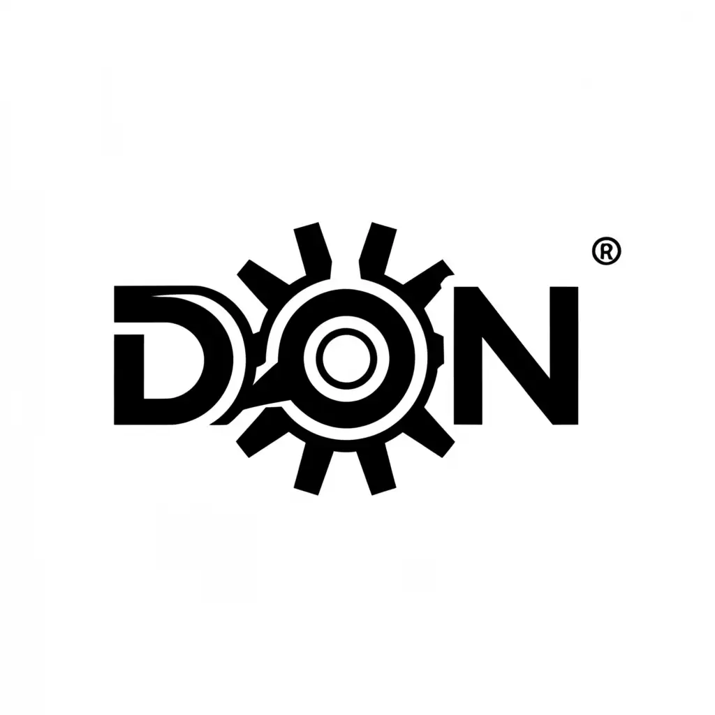 a logo design,with the text "Don", main symbol:Transport,Минималистичный,be used in Автомобильная industry,clear background