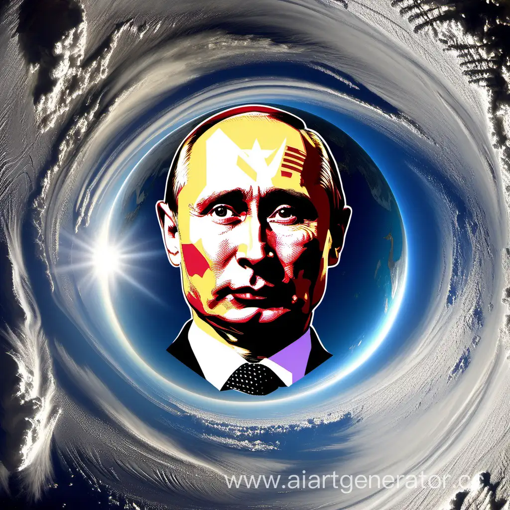 Putins-Face-Adorned-on-a-Celestial-Sphere