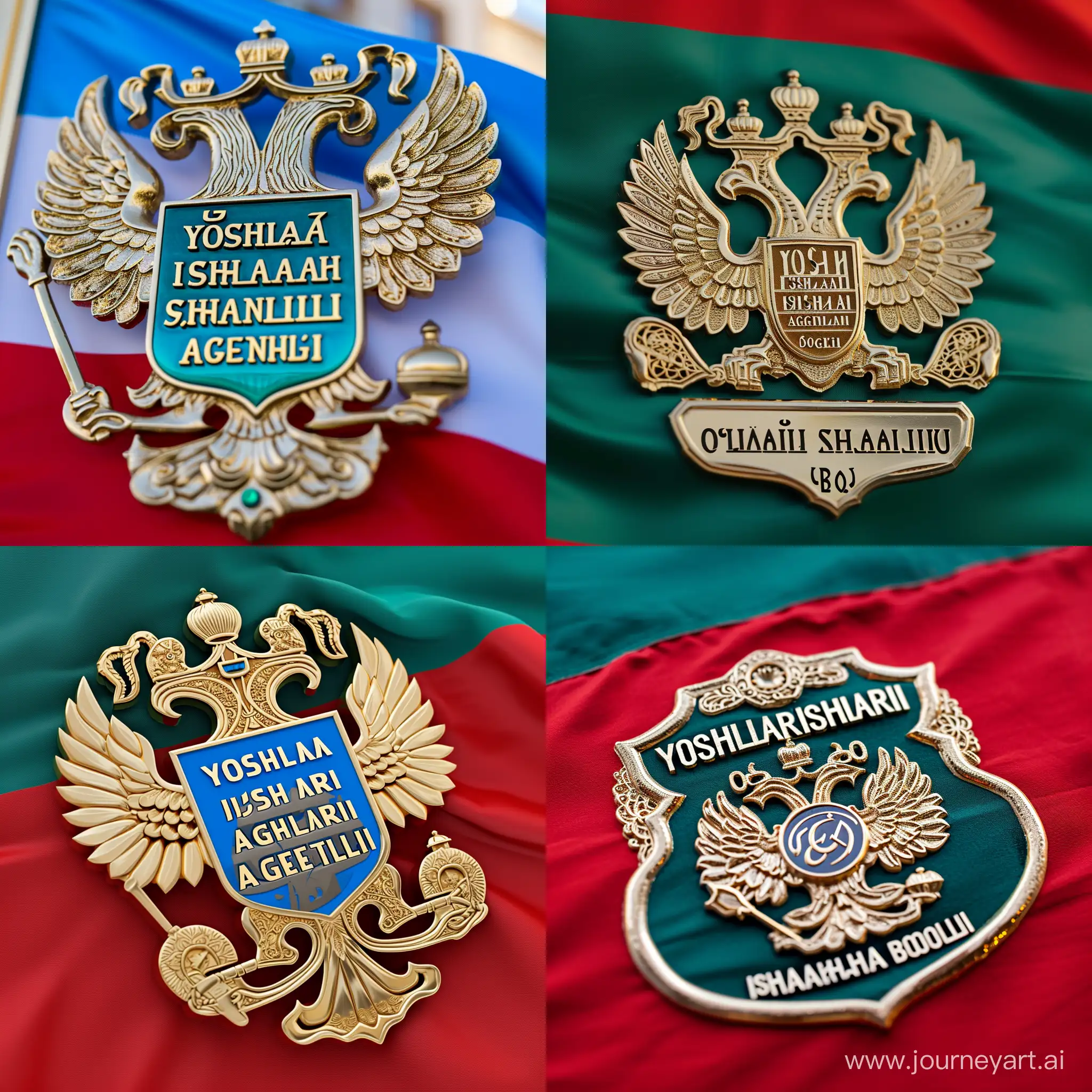 Uzbekistan-Youth-Affairs-Agency-Coat-of-Arms-on-National-Flag-Background