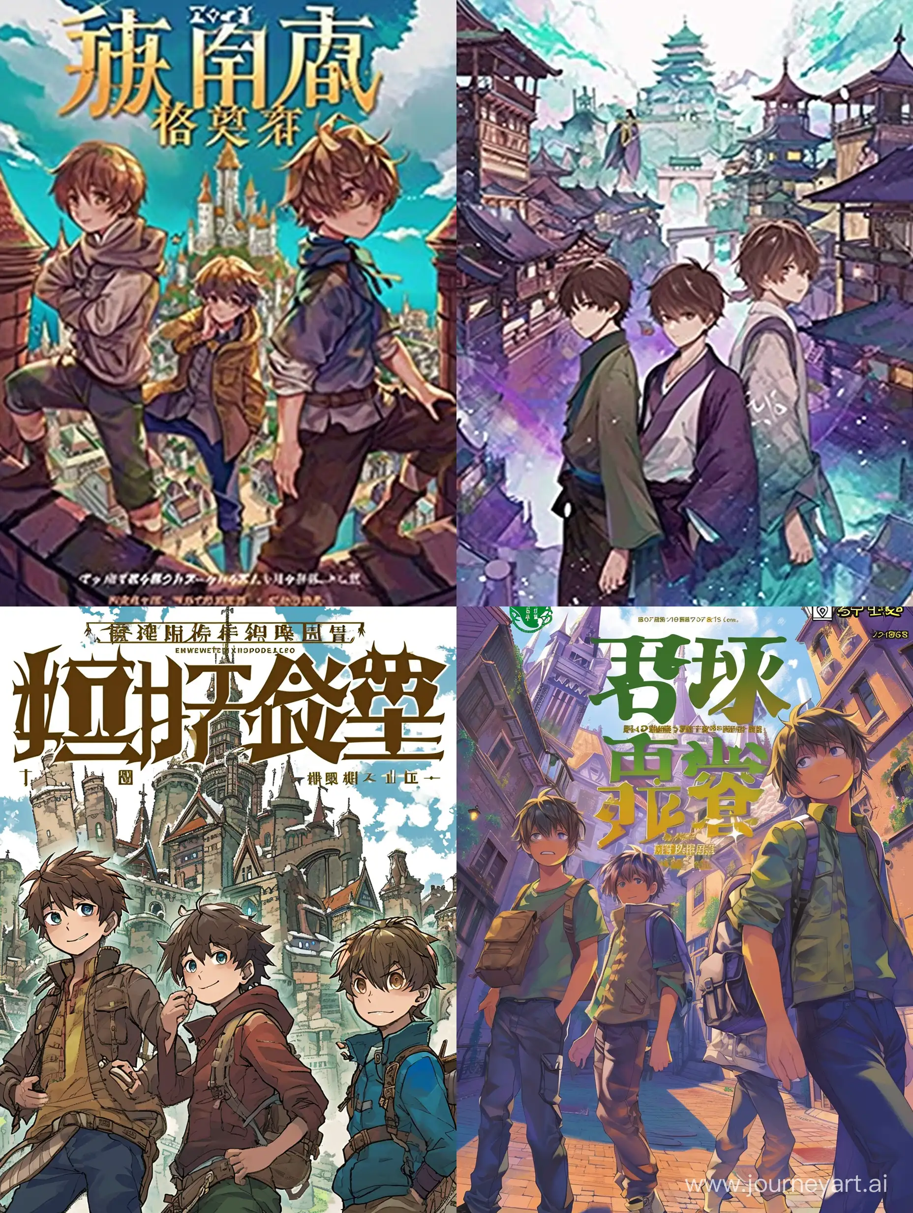 Fantasy-World-Adventure-with-Three-Boys-Light-Novel-Cover