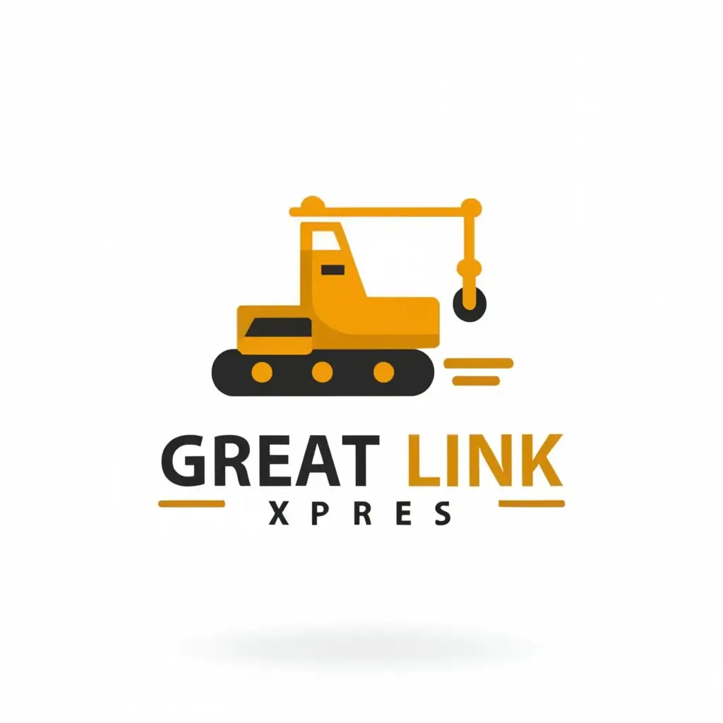a logo design,with the text "Great Link Express", main symbol:construction,Moderate,be used in Construction industry,clear background