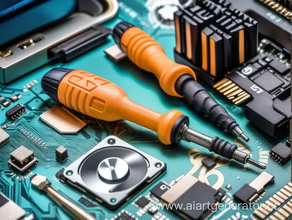 Screwdriver-Icon-with-Graphics-Card-Background