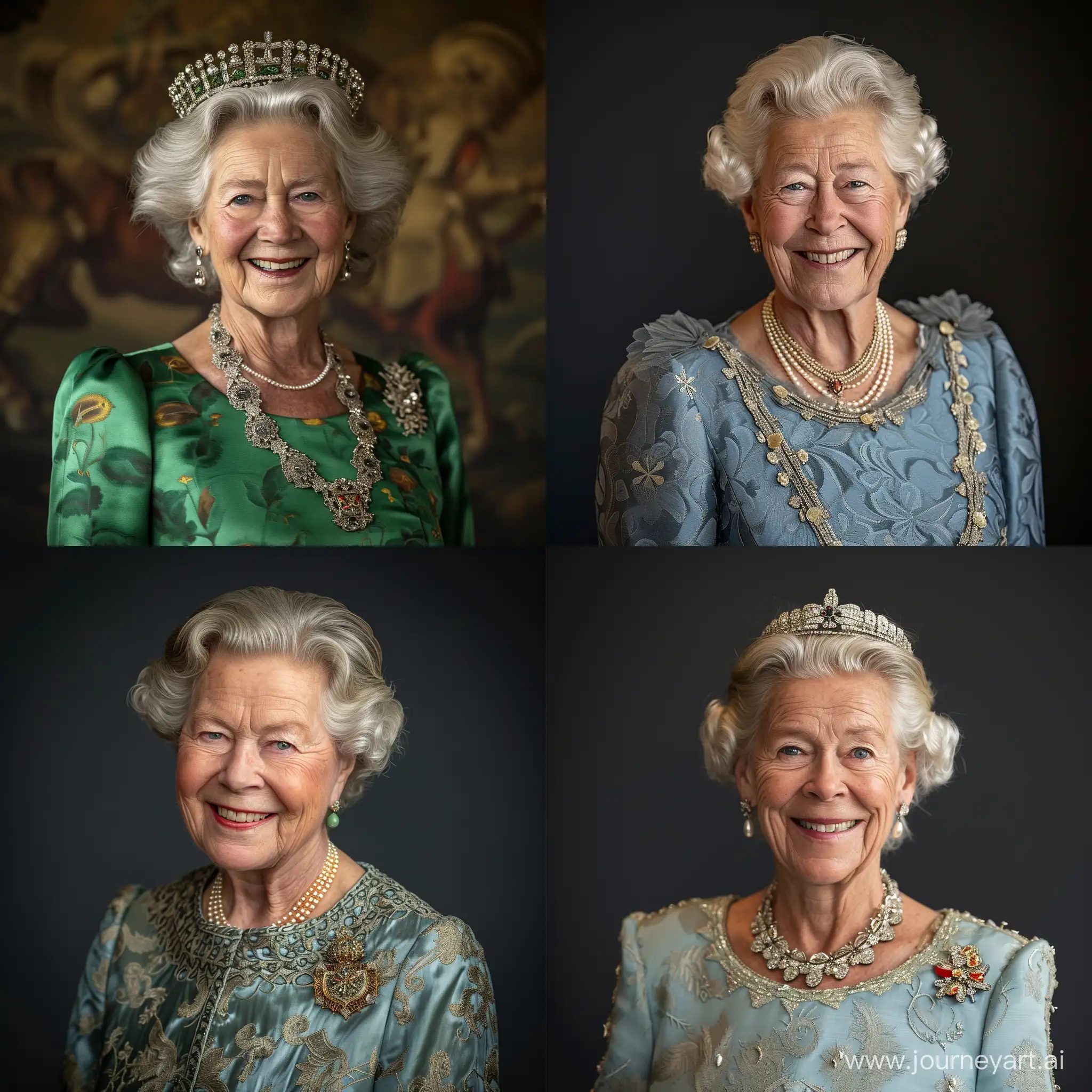 Queen-Margarethe-of-Denmark-Smiling-in-Official-Royal-Portrait