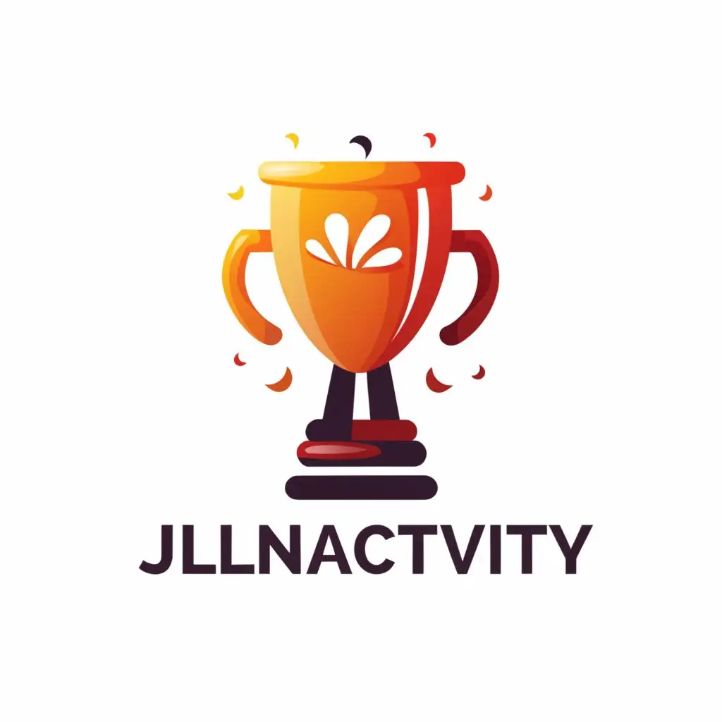 a logo design,with the text "Jilin Activity", main symbol:trophy,Moderate,be used in Education industry,clear background