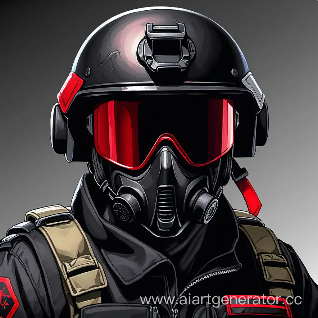Bold-Soldier-in-Striking-Black-and-Red-Uniform-with-Helmet-and-Visor