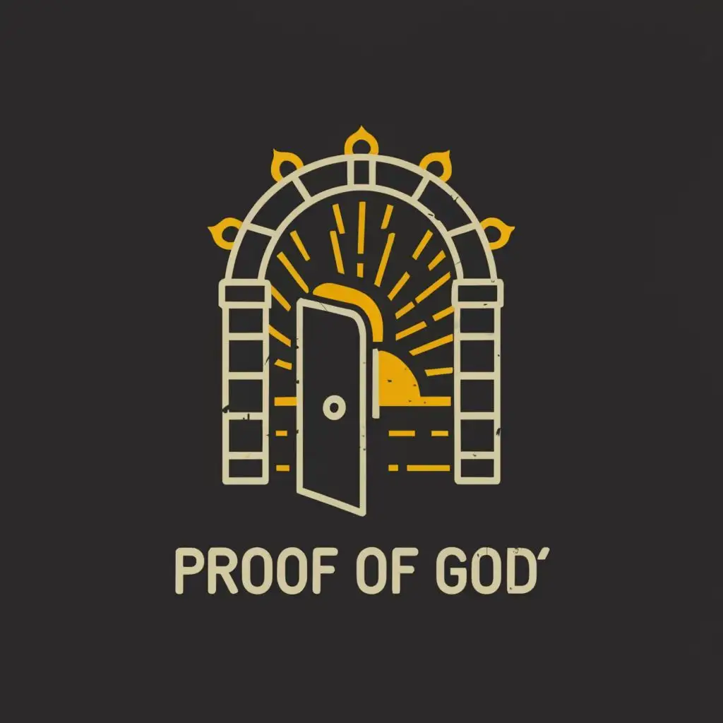 logo, Gateway, with the text "Proof Of God", typography