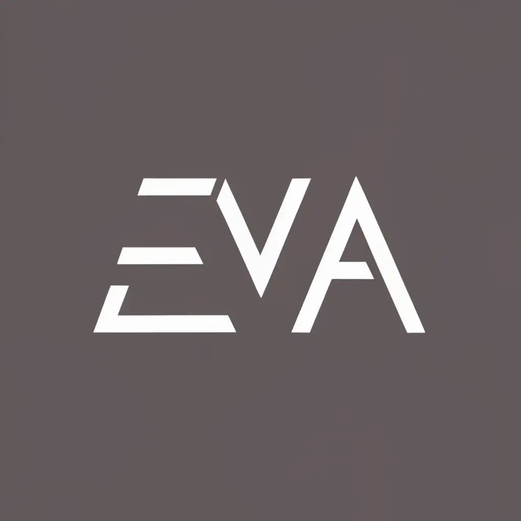 logo, eva, with the text "eva", typography, be used in Technology industry