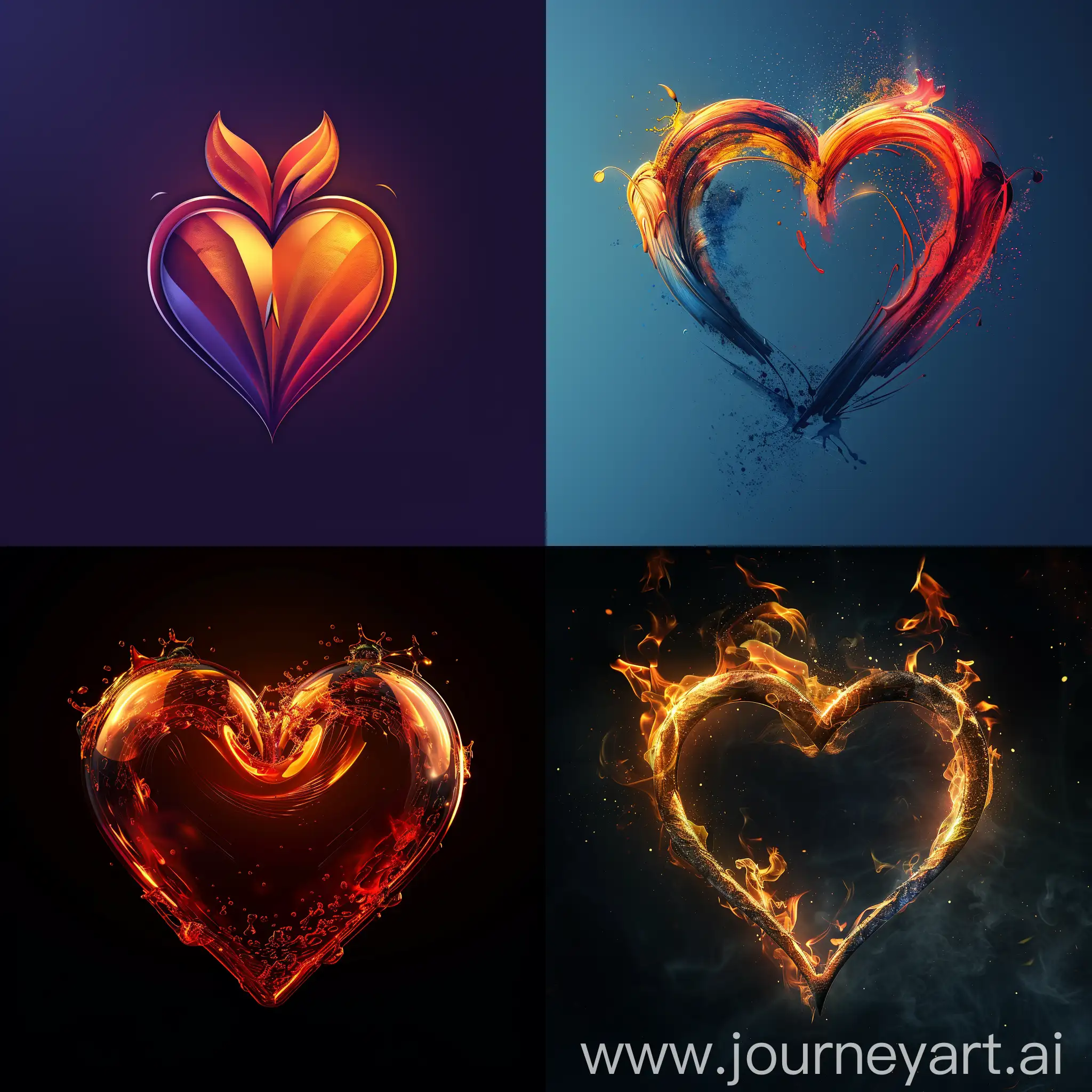 Animated-Logo-Heart-Symbolizing-the-Fleetingness-of-Existence