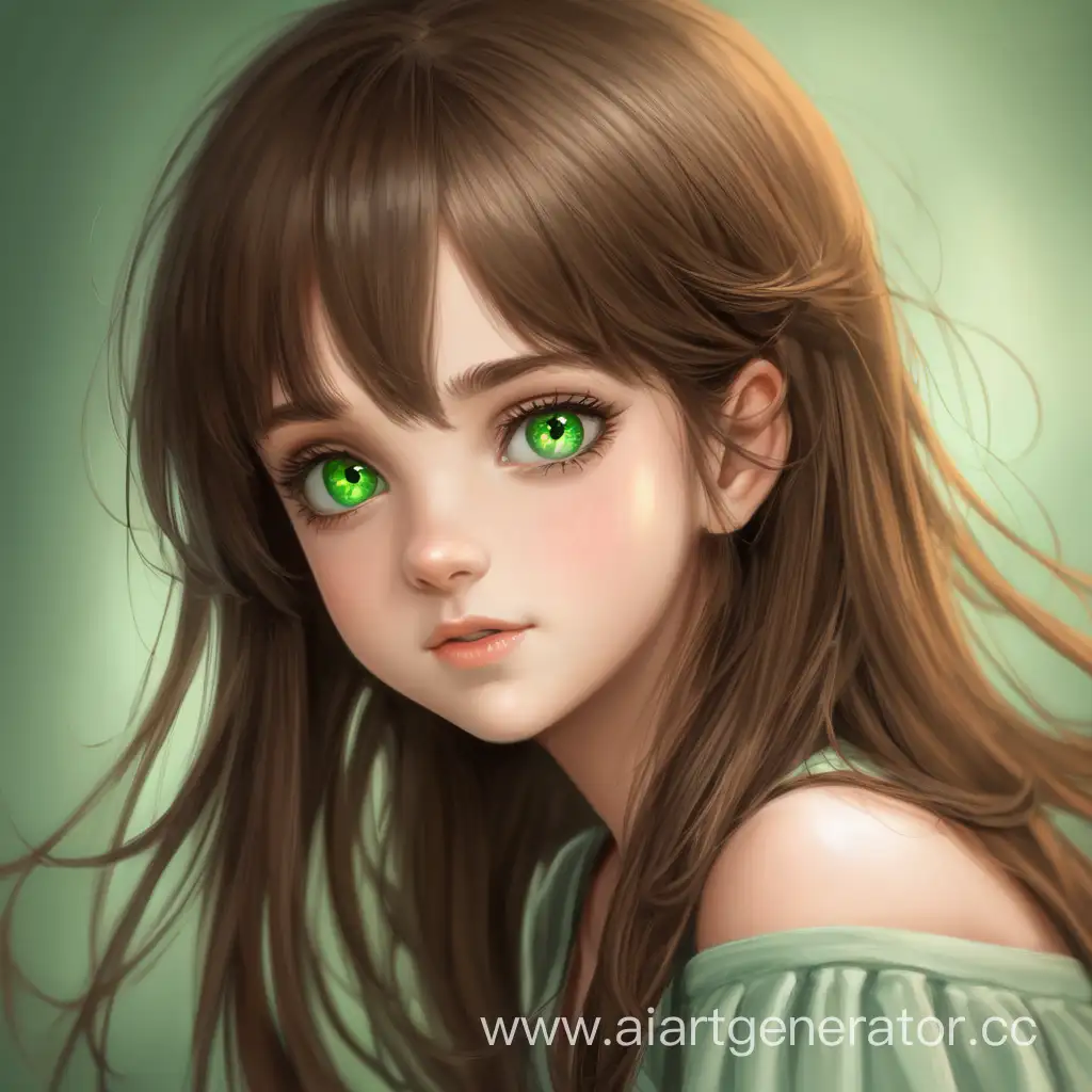 Captivating-BrownHaired-Girl-with-Enchanting-Green-Eyes
