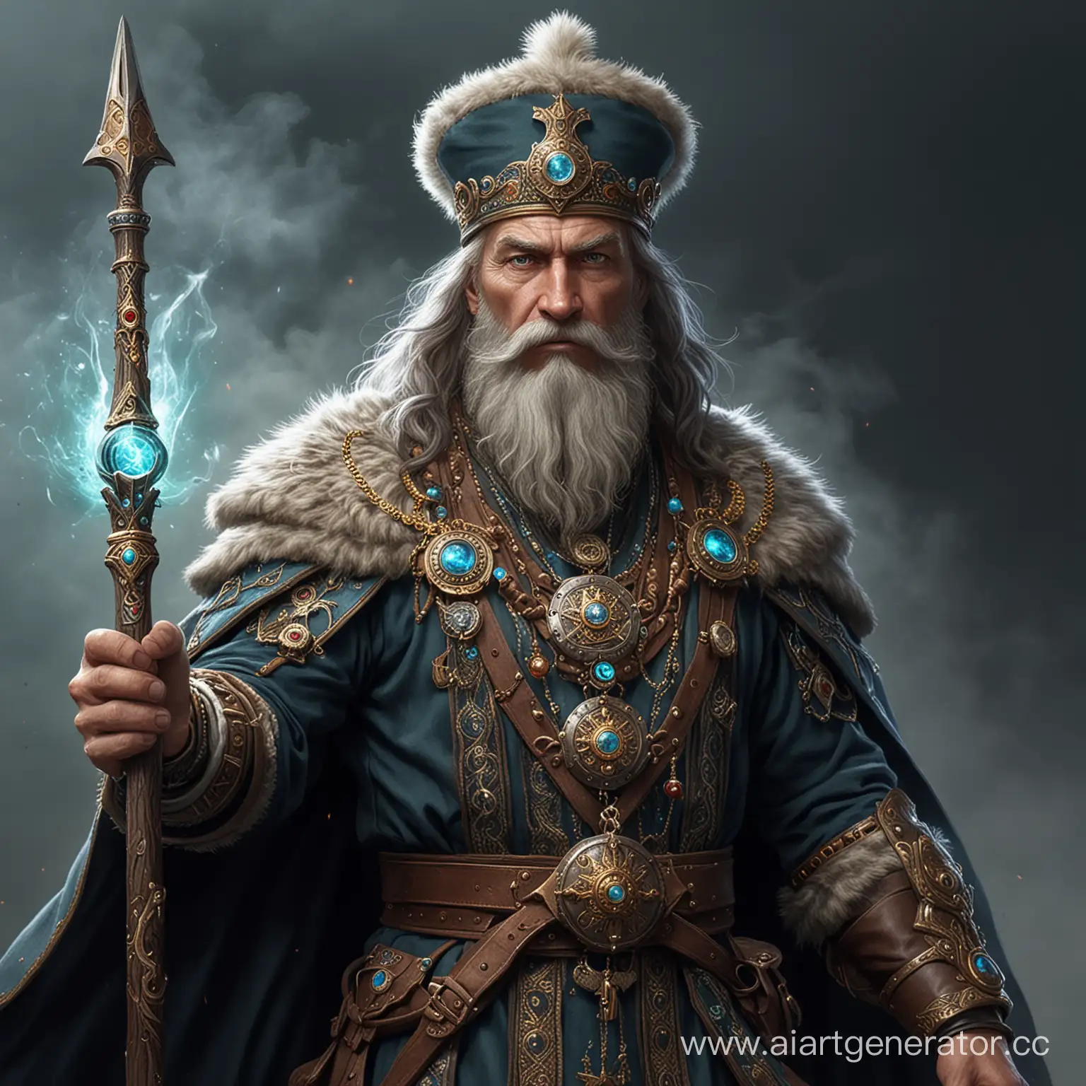 Russian-Boyar-Time-Wizard-Chronomancer-Conjuring-Ancient-Spells