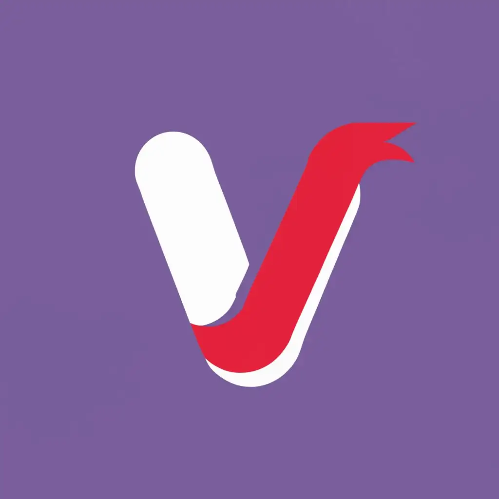 logo, v letter logo for vocabulary crafting mobile app, with the text "v", typography, be used in Education industry