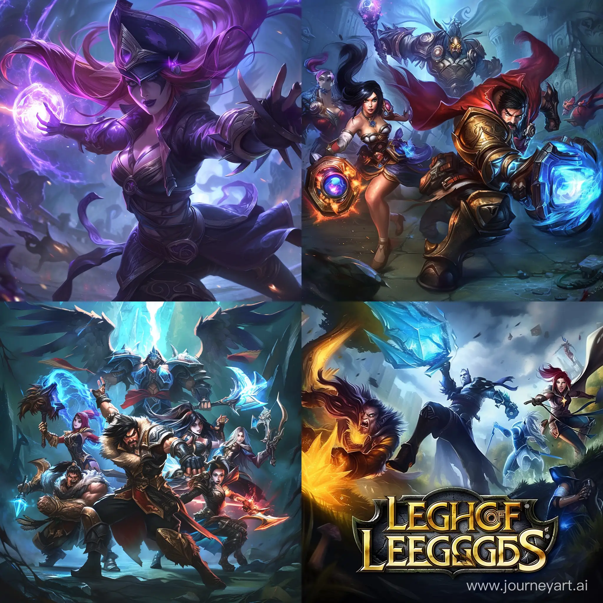 Epic-Battle-in-League-of-Legends-Arena