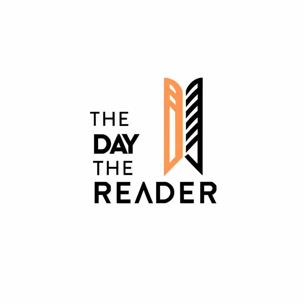 a logo design,with the text "The day of the reader", main symbol:Bookmark,Minimalistic,be used in Events industry,clear background