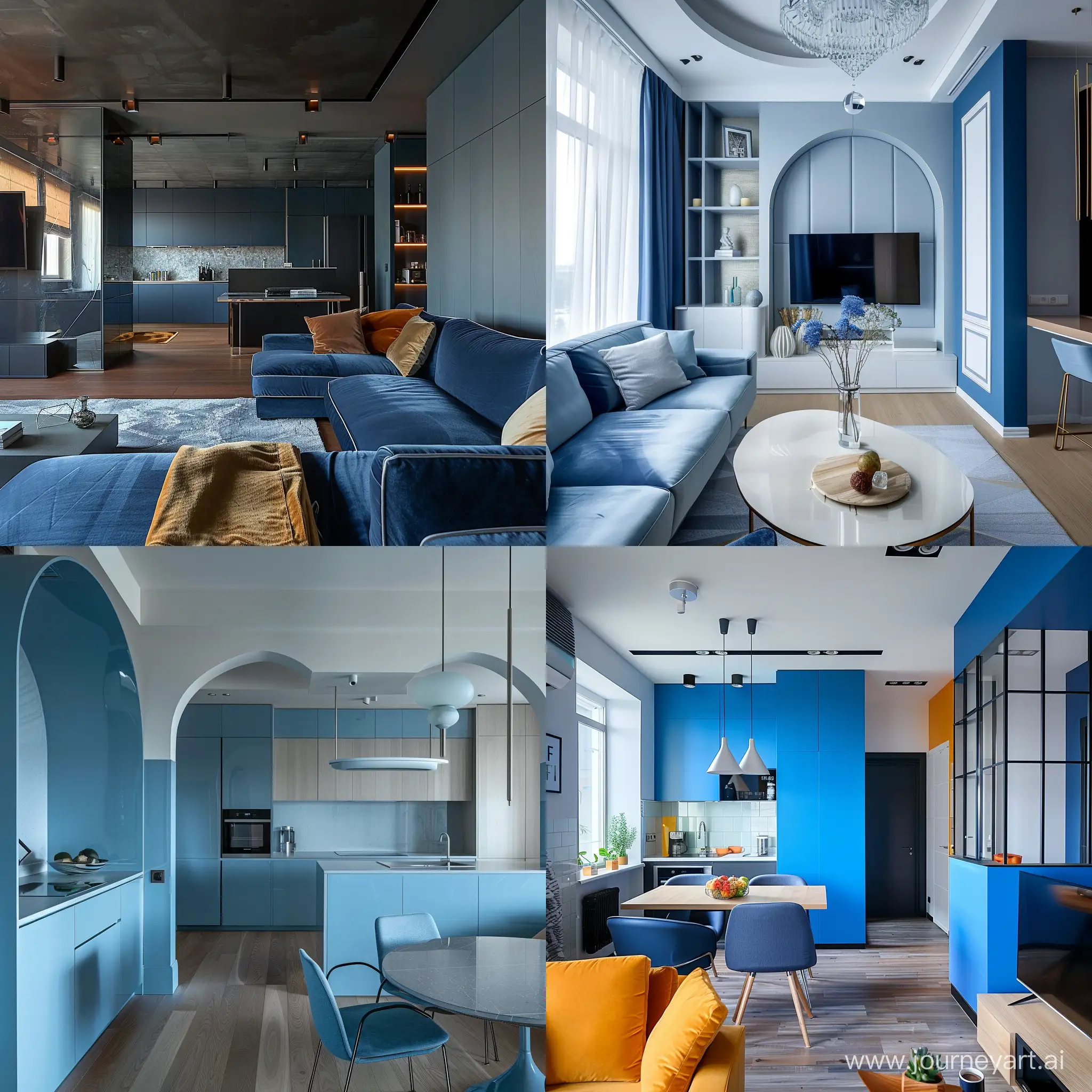 Futuristic-Minimalist-Apartment-Interior-in-Blue-Hue