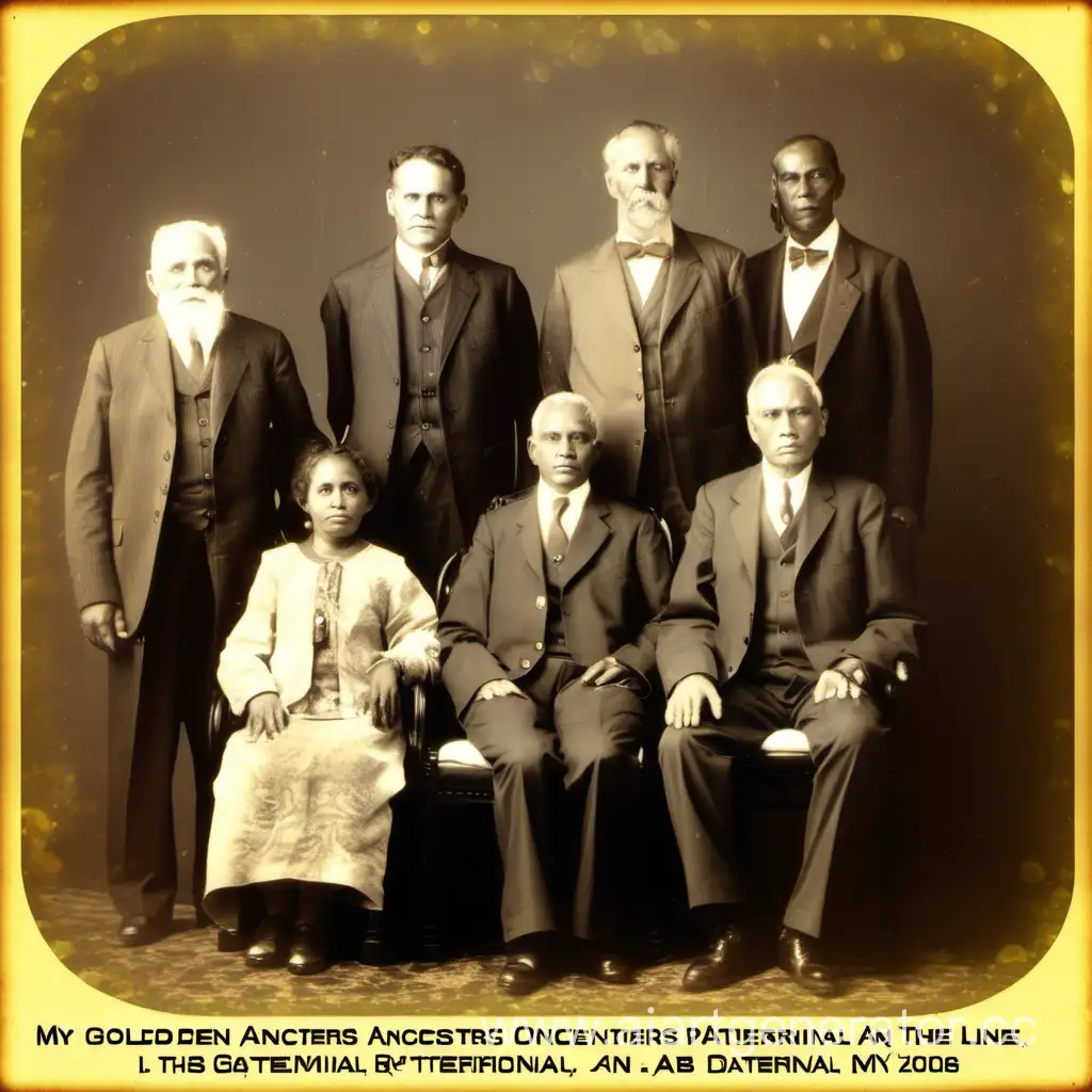 Golden-Paternal-Lineage-A-Visual-Tribute-to-Ancestral-Heritage
