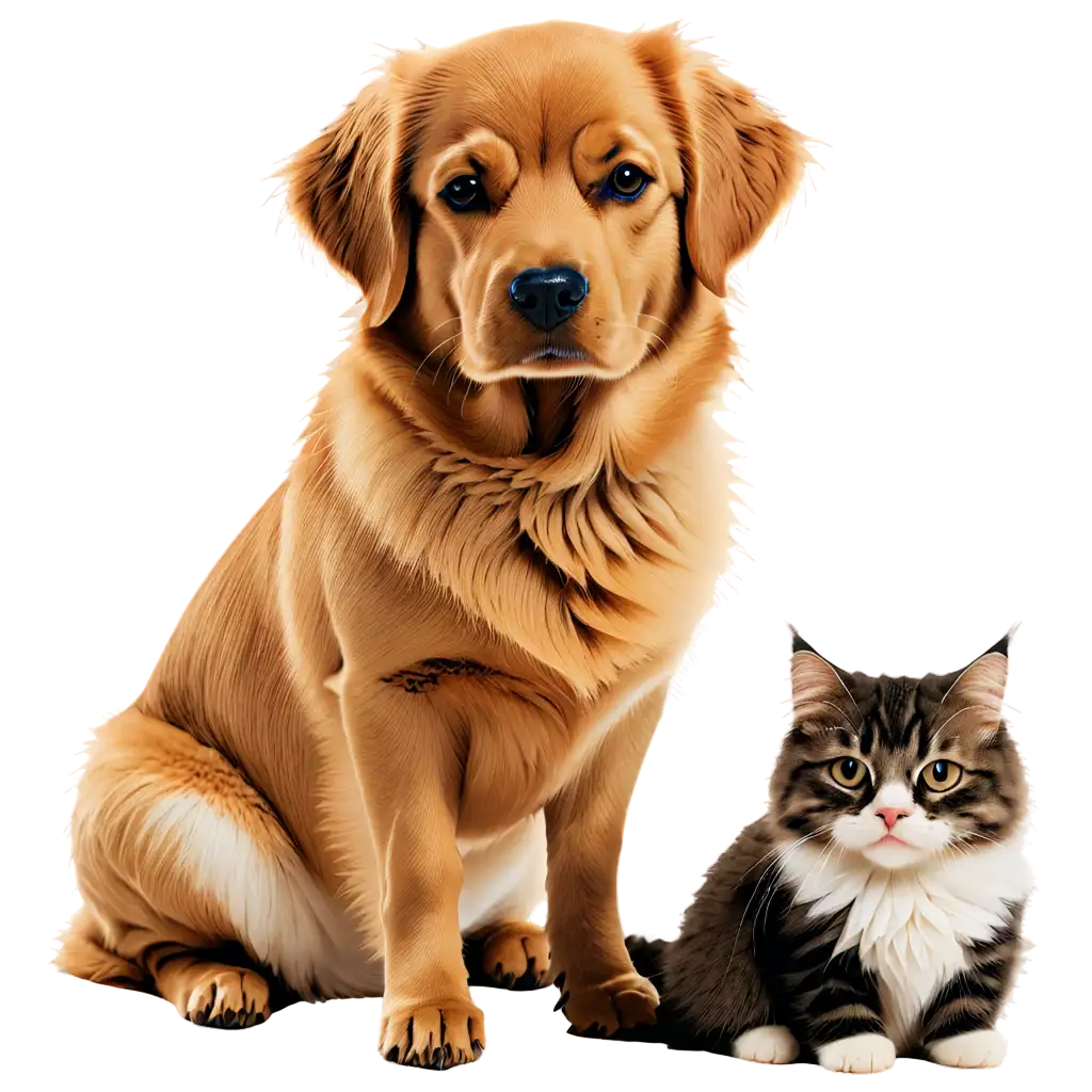 a dog with cat