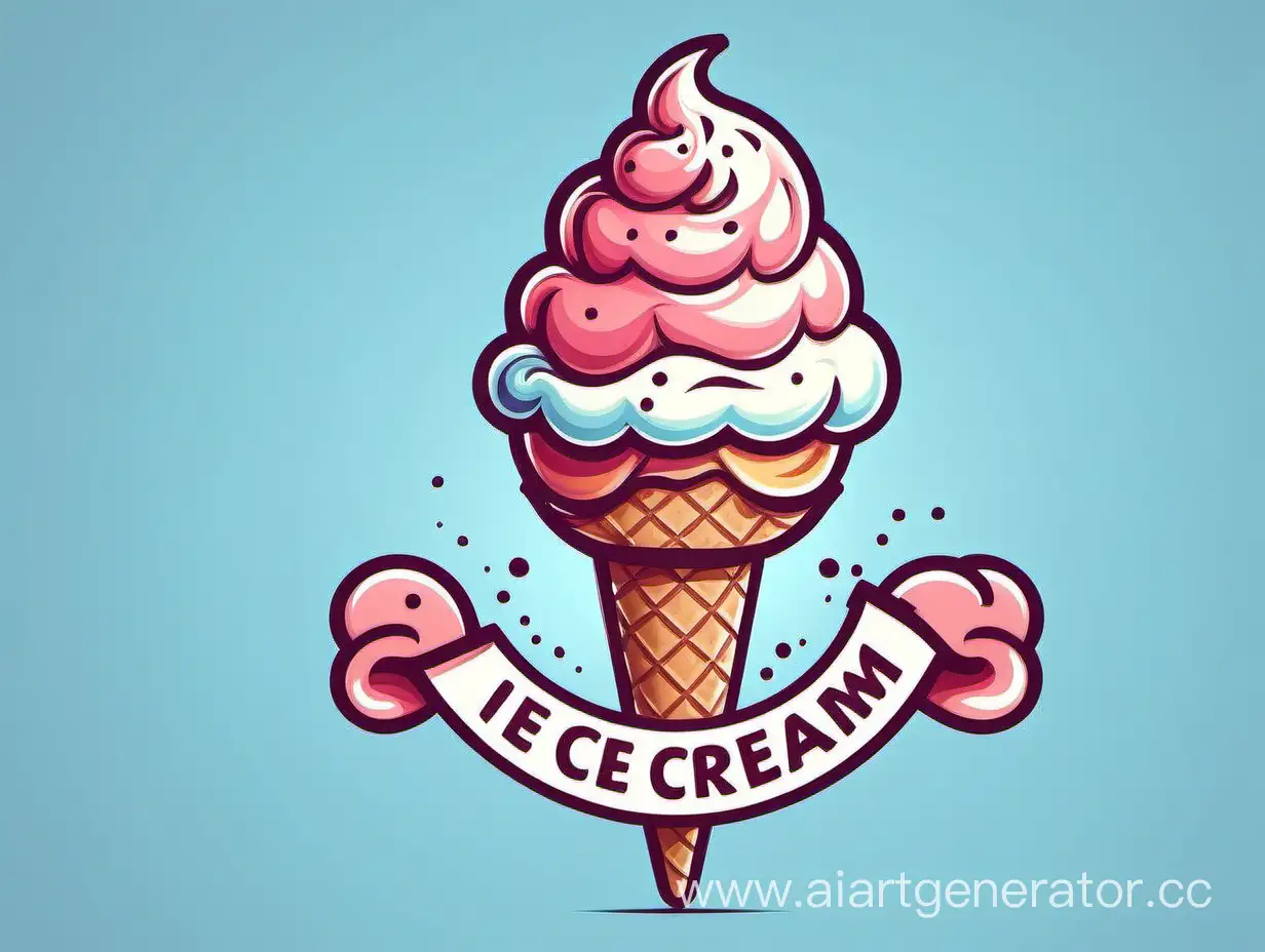 ice cream  logo
