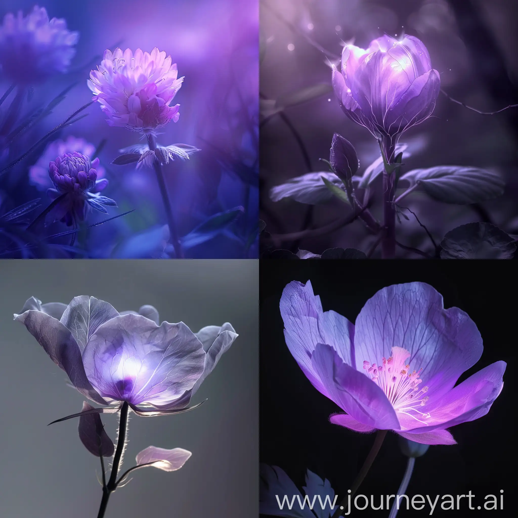 Clod mone naturmort flower violet light