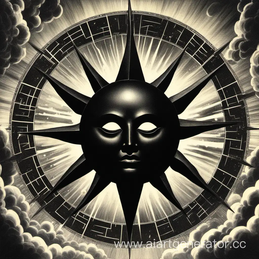 Mysterious-Black-Sun-in-the-Dim-Sky