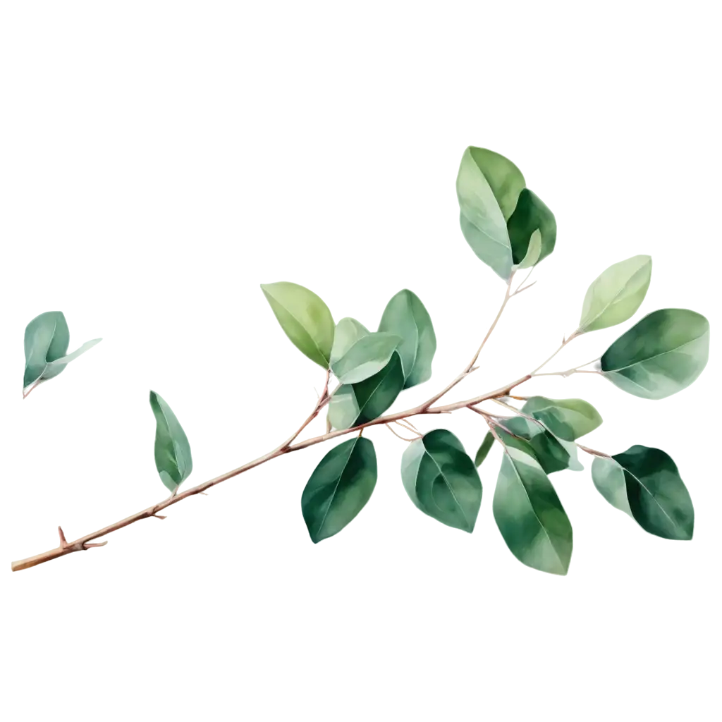 Exquisite-Eucalyptus-Branch-PNG-A-Botanical-Delight-for-Digital-Creativity