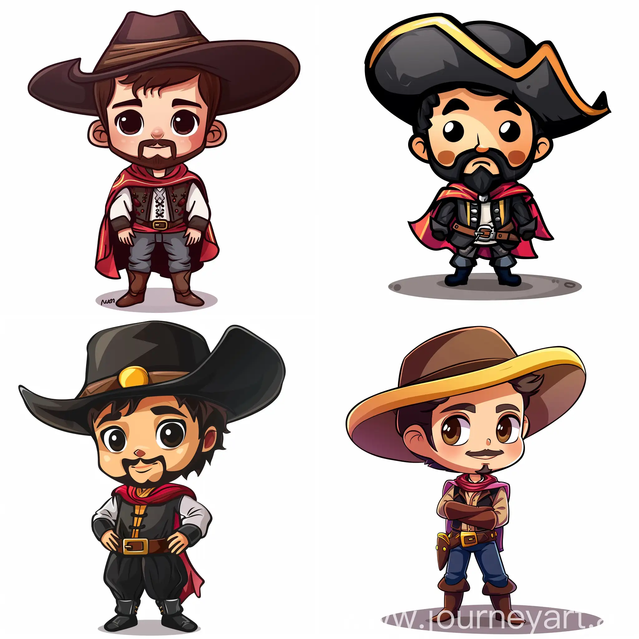 Adorable-Chibi-Style-Cartoon-of-a-Spanish-Character