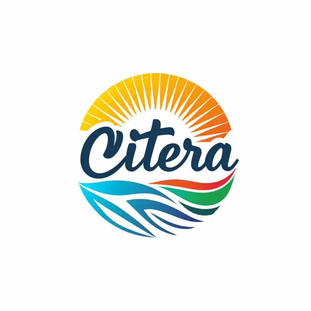 logo, Island of CITERA, with the text "CITERA", typography, be used in Travel industry