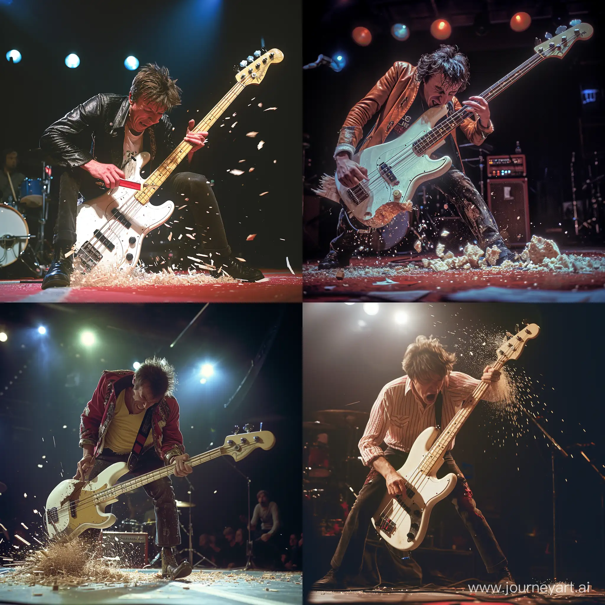 Paul-Simonon-Smashing-White-Fender-Precision-Bass-at-1979-Concert