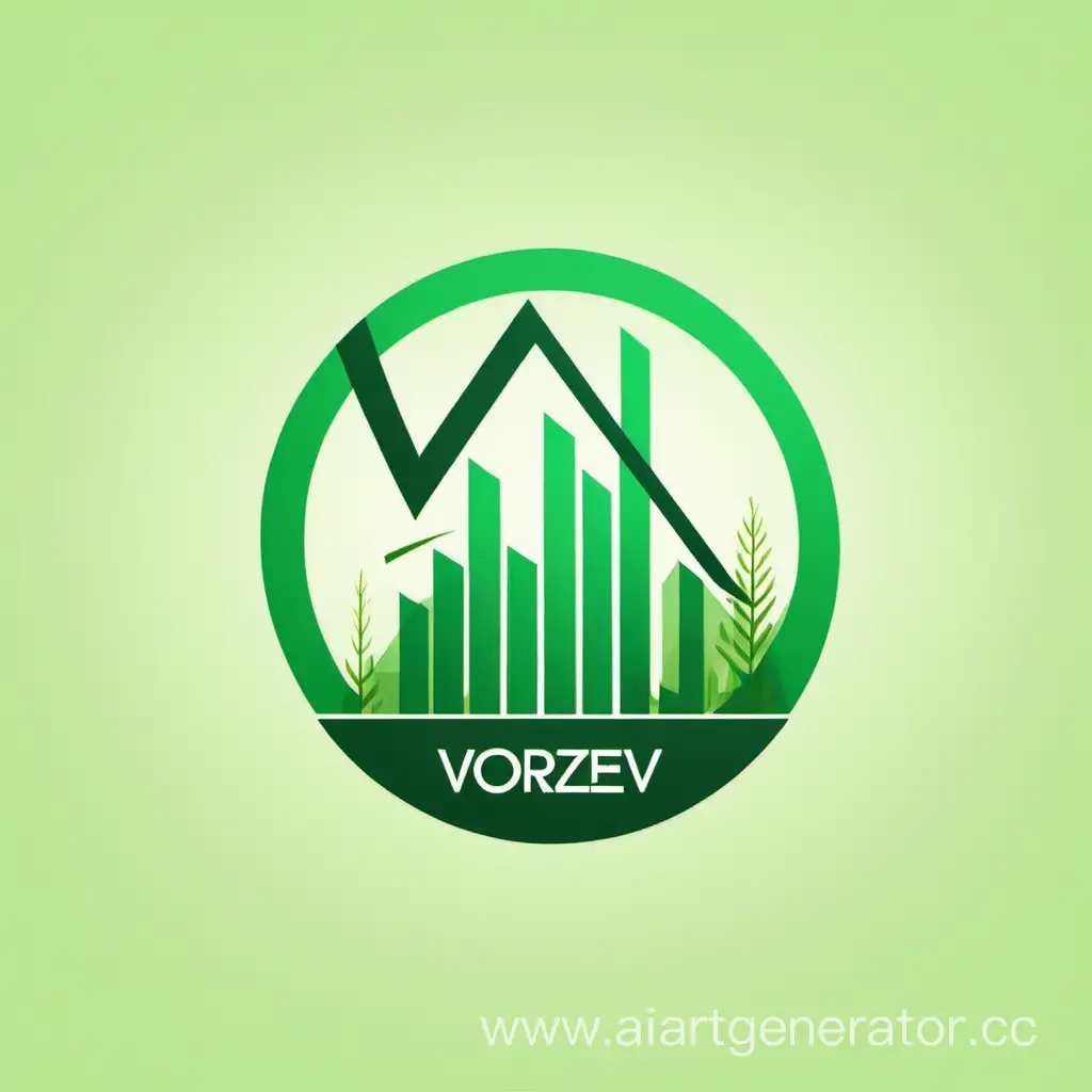 Vorzhev-Investment-Company-Logo-with-Green-Graph