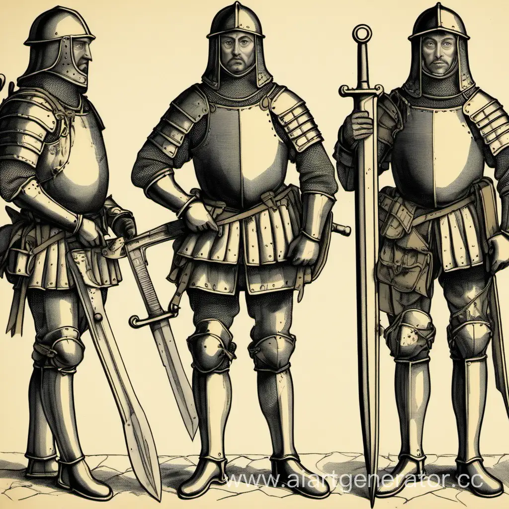 Medieval-Warriors-in-Tactical-Gear