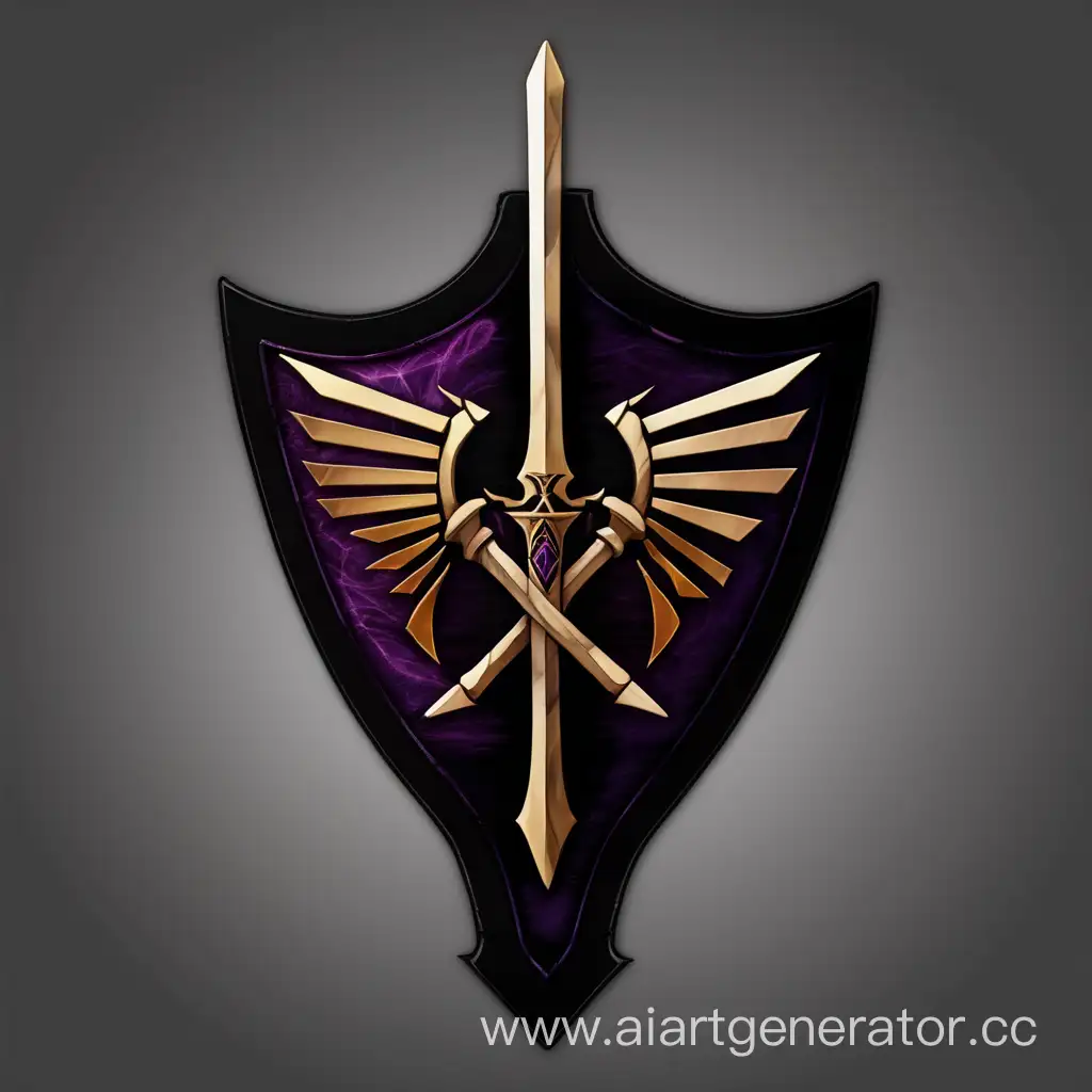 [Long Sword and shield logo] [gerunox] [night] [elden gold rune] [dark red and dark purple rune simbol] [dark gold emblem] [vagrant story] [dark fantasy] [anime] [animated] [grey flame] [magick rune] [magick symbol] [black background] [icon]