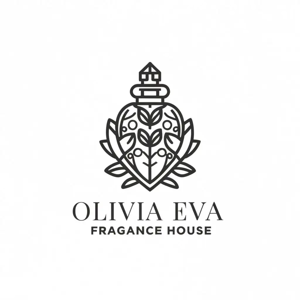 a logo design,with the text "Olivia Eva Fragrance House", main symbol:None
,Moderate,clear background