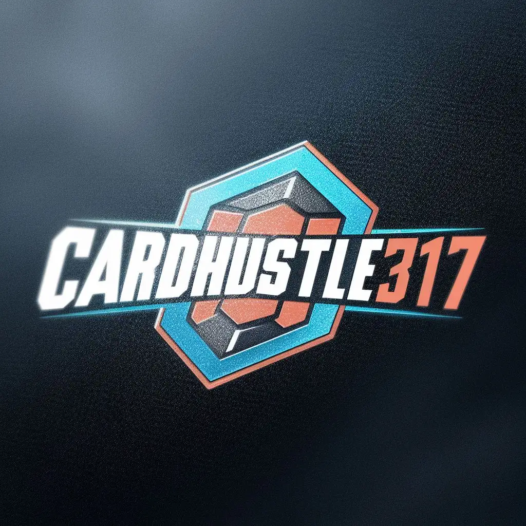 LOGO-Design-For-CardHustle317-Dynamic-Typography-for-Sports-Fitness-Industry